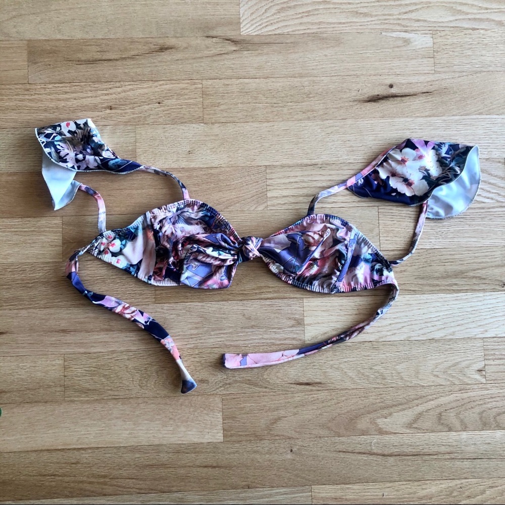 Margarita Mermaid Wildflower Bikini Top Size M